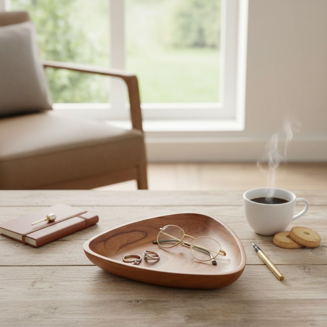 Sustainable Triangle Platter for Elegant Serving